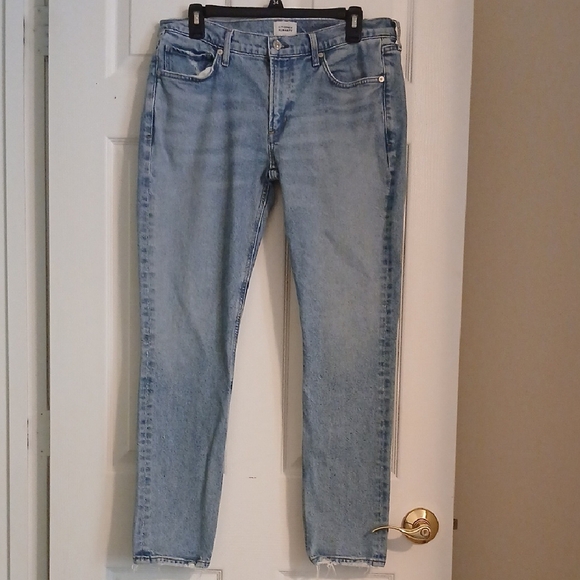 Citizens Of Humanity Light Blue Denim Straight Leg Jeans - Picture 1 of 7